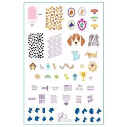 Puppy Love (CjS LC-23 ) Stampingplade, Clear Jelly Stamper